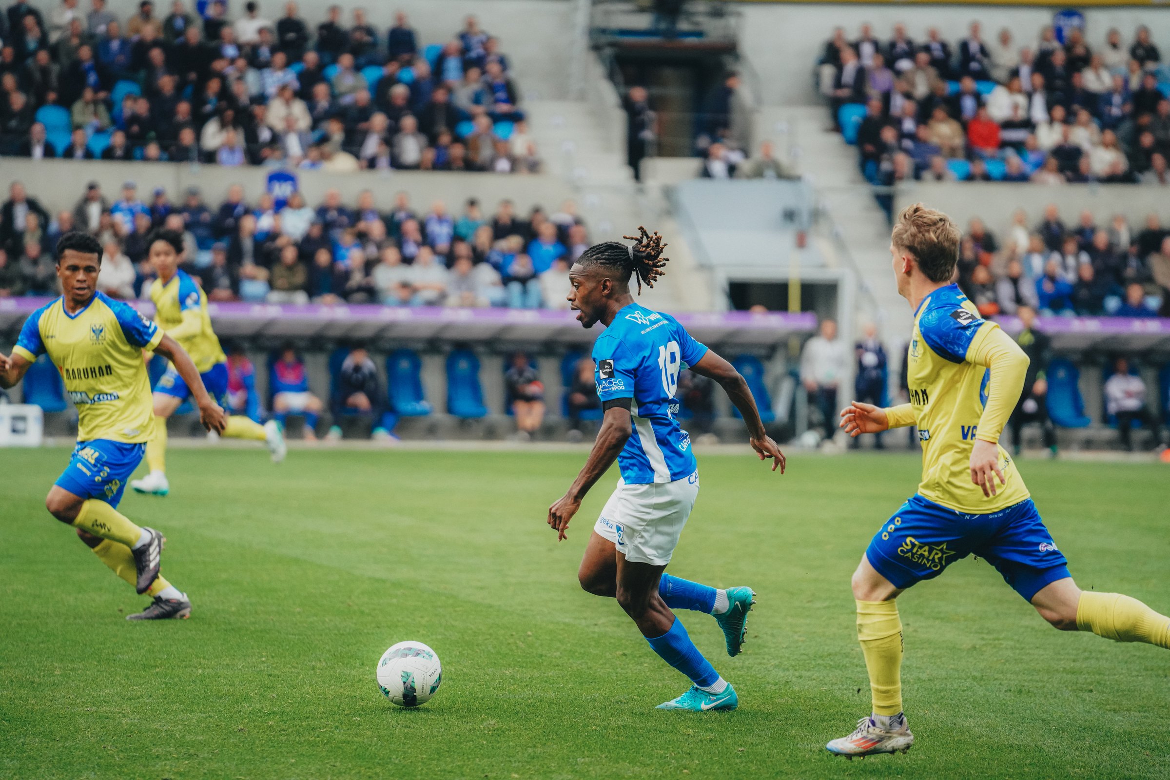 Match action on the pitch
